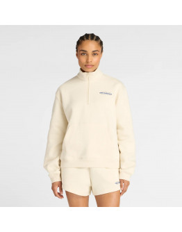 Женская толстовка New Balance WT53513LIN - бежевый