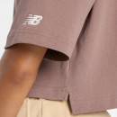 Женская футболка New Balance WT53904EAS - коричневая