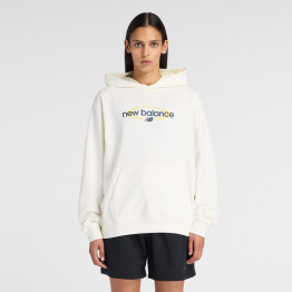 Женская толстовка New Balance WT61150XSST - белая