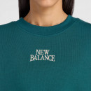 Женский свитер New Balance WT61935IAAV - зеленый