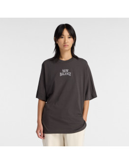 Женская футболка New Balance WT61974VABR - черная