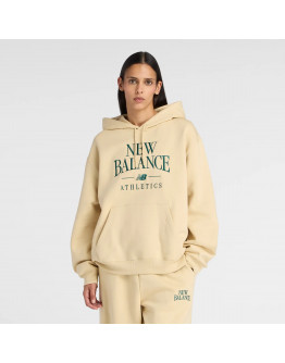 Женская толстовка New Balance WT61U6QSABC - желтая