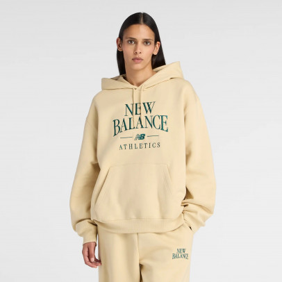 Женская толстовка New Balance WT61U6QSABC - желтая