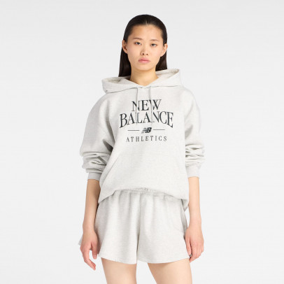 Женская толстовка New Balance WT61U6QSAHH - серая