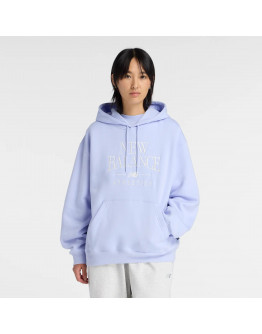 Женская толстовка New Balance WT61U6QSDYK - фиолетовая