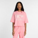 Женская футболка New Balance WT61V5OPAA6 - розовая