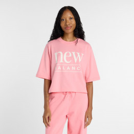 Женская футболка New Balance WT61V5OPAA6 - розовая