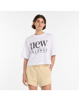 Женская футболка New Balance WT61V5OPWT - белая