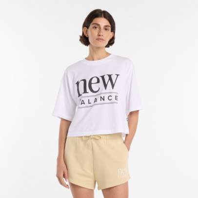 Женская футболка New Balance WT61V5OPWT - белая