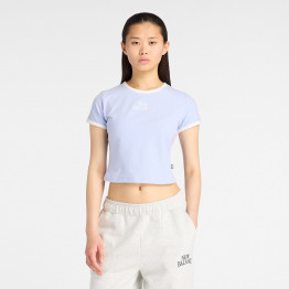 Женская футболка New Balance WT61Y33QDYK - фиолетовая