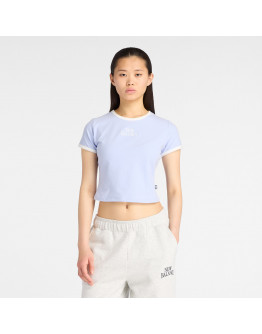 Женская футболка New Balance WT61Y33QDYK - фиолетовая