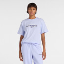 Женская футболка New Balance WT61Z7OQDYK - фиолетовая