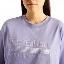 Женская футболка New Balance Trackside WT6297MKDSV - фиолетовая
