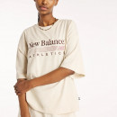 Женская футболка New Balance Trackside WT6297MKLIT - бежевый