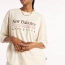 Женская футболка New Balance Trackside WT6297MKLIT - бежевый