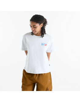 Женская футболка New Balance Athletics Premium Logo Hip Length WT62B7V2AHH - серая