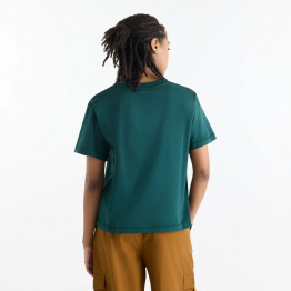 Женская футболка New Balance Athletics Premium Logo Hip Length WT62B7V2NOG - зеленая