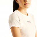 Женская футболка New Balance WT62O4MBLIT - бежевый
