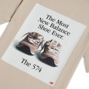Детская футболка New Balance YT61A21ATWF - бежевый
