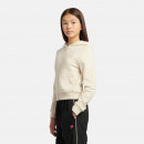 Детский худи New Balance YT61P93CLIN - бежевый