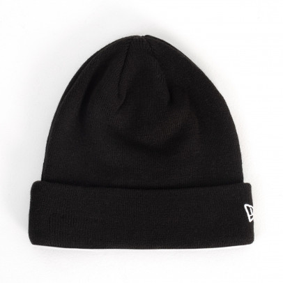 Шапка New Era Essential Black Cuff Beanie 12134752 - черная