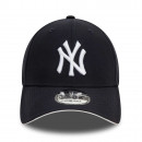 Мужская кепка New Era New York 9FORTY Adjustable 60595182 - темно-синяя