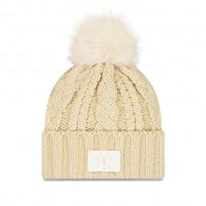 Женская шапка New Era Cabla Wide New York Yankees 60691288 - бежевый