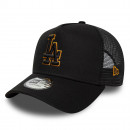 Кепка унисекс New Era LA Dodgers MLB Outline 9FORTY Trucker 60771720 - черная