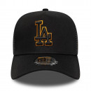 Кепка унисекс New Era LA Dodgers MLB Outline 9FORTY Trucker 60771720 - черная