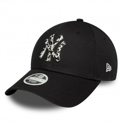 Женская кепка New Era New York Yankees MLB Animal Infill 9FORTY 60771746 - черная
