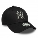 Женская кепка New Era New York Yankees MLB Animal Infill 9FORTY 60771746 - черная