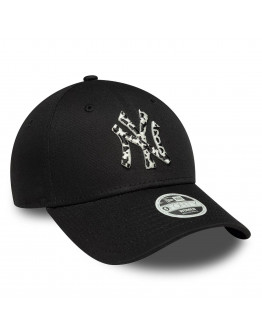 Женская кепка New Era New York Yankees MLB Animal Infill 9FORTY 60771746 - черная