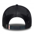 Мужская кепка New Era Oval Canvas Distress Trucker 60771801 - тёмно-синяя