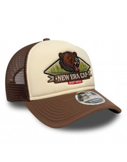 Мужская кепка New Era Graphic 9FORTY M-Crown A-Frame Trucker 60771806 - коричнево-бежевый