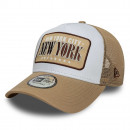 Мужская кепка New Era Location Patch 9FORTY A-Frame Trucker 60771861 - бежевый