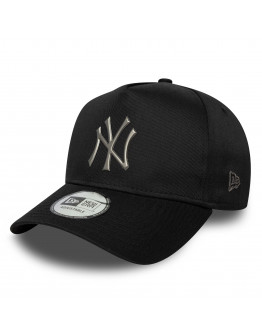 Унисекс кепка New Era New York Yankees MLB Metallic 9FORTY E-Frame 60771870 - черная