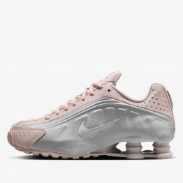 Женские кроссовки Nike Shox R4 AR3565-600 - розово-серые