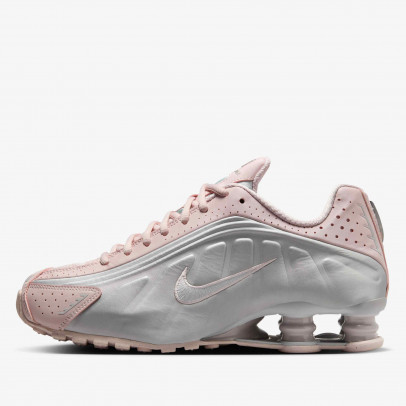 Женские кроссовки Nike Shox R4 AR3565-600 - розово-серые