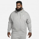 Худи Nike Nsw Club Hoodie Fz BV2645-063 - серое
