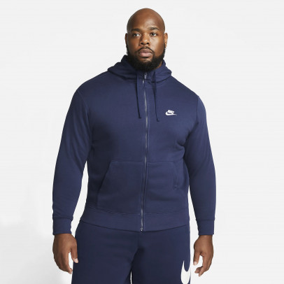 Толстовка Nike NSW Club Fleece BV2645-410 - темно-синяя