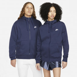 Толстовка Nike NSW Club Fleece BV2645-410 - темно-синяя