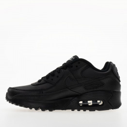 Подростковые кроссовки Nike Air Max 90 Leather CD6864-028 - черные