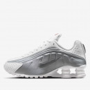 Подростковые кроссовки Nike Shox R4 CW2626-101 - бело-серые