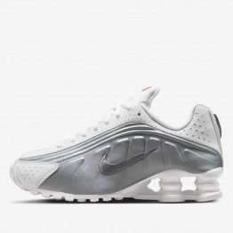 Подростковые кроссовки Nike Shox R4 CW2626-101 - бело-серые