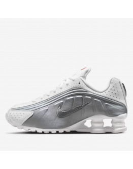 Подростковые кроссовки Nike Shox R4 CW2626-101 - бело-серые
