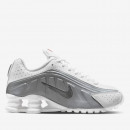 Подростковые кроссовки Nike Shox R4 CW2626-101 - бело-серые