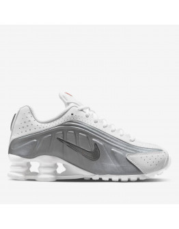 Подростковые кроссовки Nike Shox R4 CW2626-101 - бело-серые