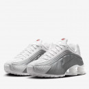 Подростковые кроссовки Nike Shox R4 CW2626-101 - бело-серые