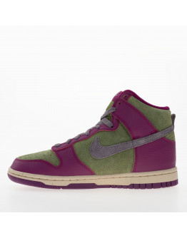 Женские кроссовки Nike Dunk High FB1273-500 - фиолетово-зеленые