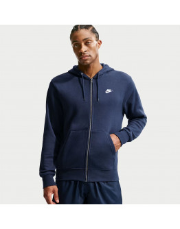 Мужская толстовка Nike Club FN3861-451 - темно-синяя